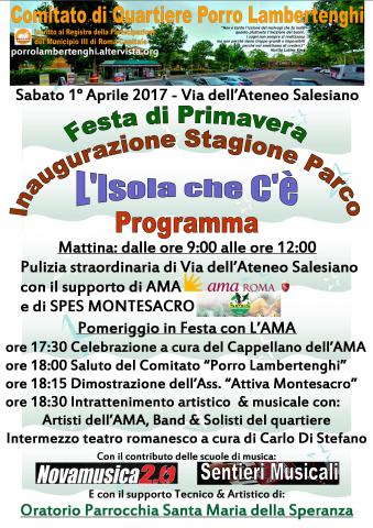 Programma della Festa di Primavera